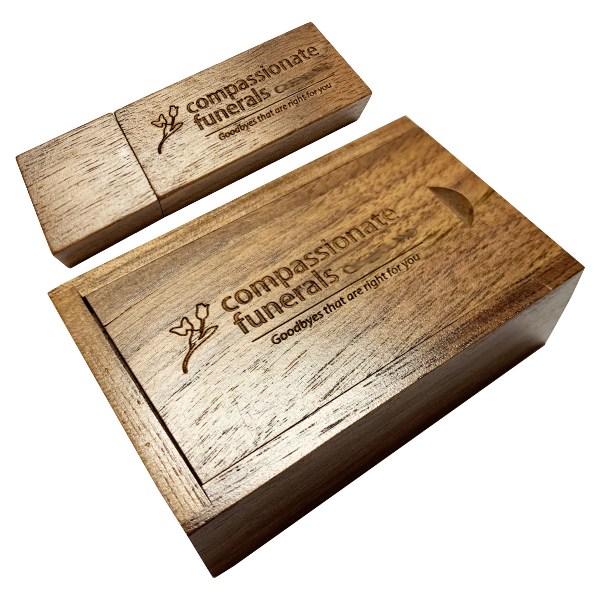 Wooden USB Flash Drive Sustainable Material Bulk Orders for Promotions