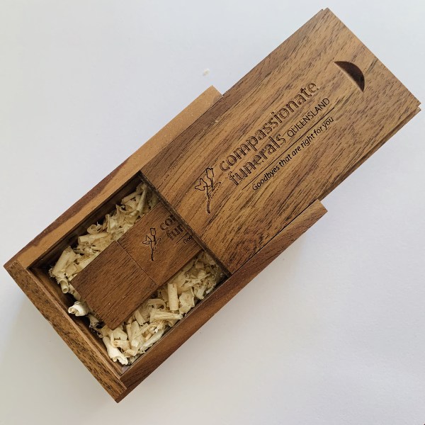 Wooden USB Flash Drive Sustainable Material Bulk Orders for Promotions